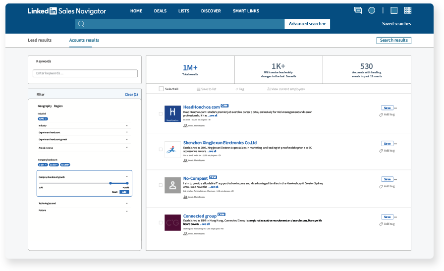 LinkedIn Sales Solutions Finance Industry