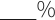 Percentage sign
