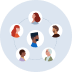 Icon representing utilizing your team