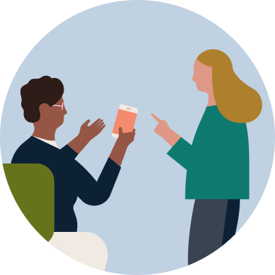Illustration representing marketing