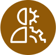 Icon representing upskilling
