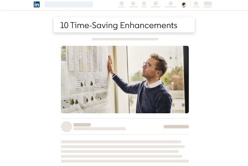 Image of LinkedIn Articles interface