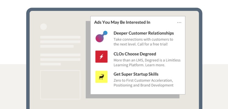 Image of Text Ads Screenshot