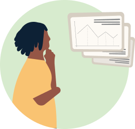 Illustration representing trends and insights
