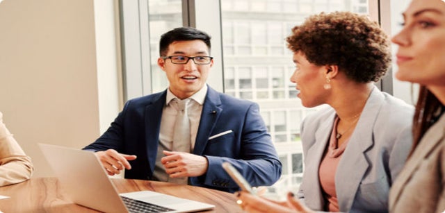 Image of professionals in a meeting