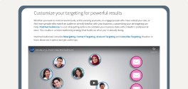 Screen showing matched audience best practices