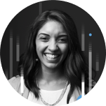 smiling girl, black and white image