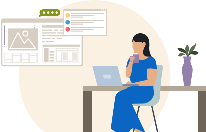 Illustration representing a data career path