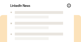 Illustration depicting LinkedIn news.