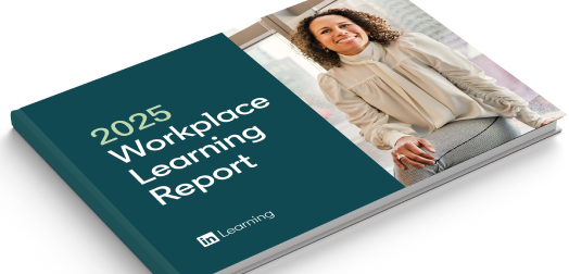 An illustration of the 2025 Workplace Learning Report.