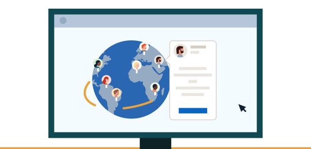 Illustration representing career development