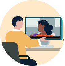 Decline in in-person interaction