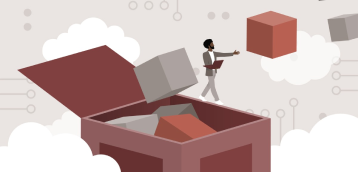 Illustration representing advanced AWS cloud