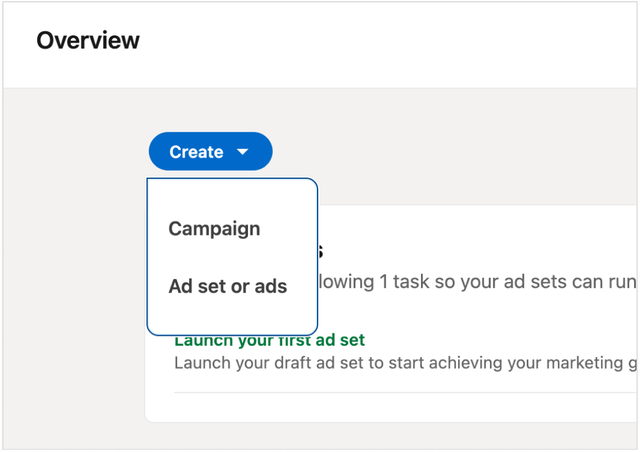 Screenshot of Campaign Manager, & Create Campaign section