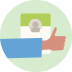 Icon representing being mindful