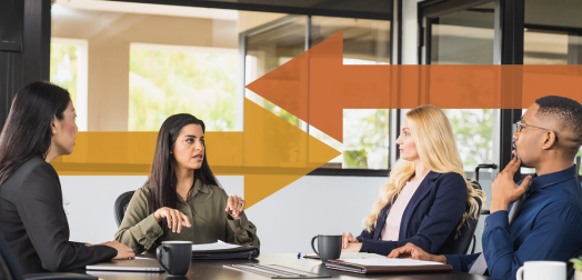 Image of professionals having a discussion