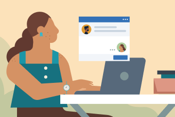 Illustration representing personalizing your message
