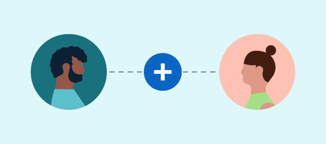 Illustration representing a network