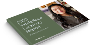 Image showing the cover of The 2023 Workplace Learning Report
