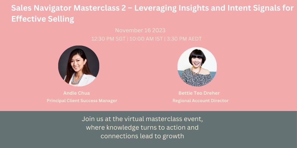 Sales Navigator Masterclass2