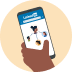Icon representing inviting applicants to follow your nonprofit