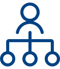 Icon representing management
