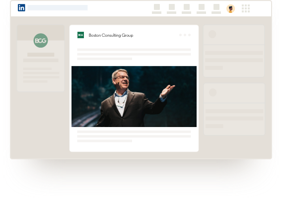 Image of a screen showing how to inform your audience.