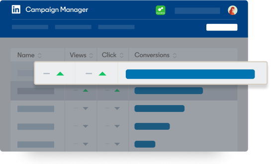 illustration of data in a browser window with one section highlighted