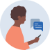 Icon representing staying connected