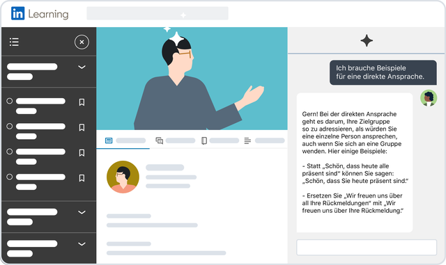 Illustration, die KI-gestütztes Coaching zeigt