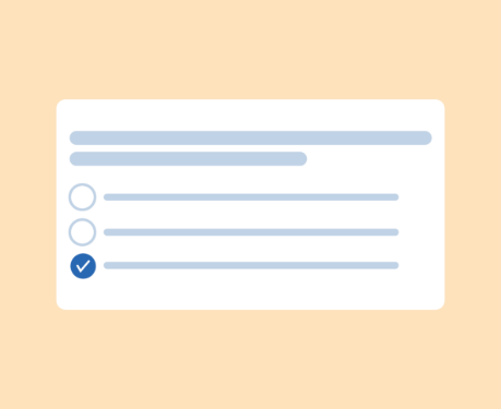 Illustration of a poll