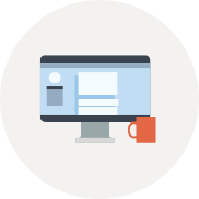Icon representing a computer