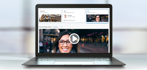 Career Pages product screenshot