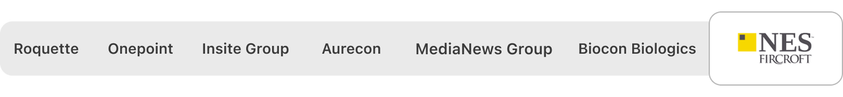 Insite. group, Aurecon, MediaNews Group, Biocon Biologics, and NES Ficoft