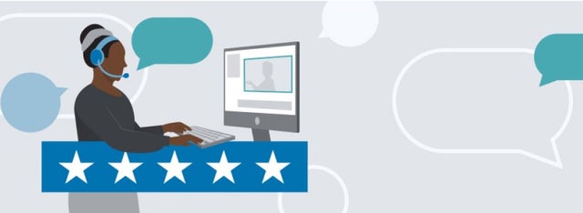 Illustration representing customer service