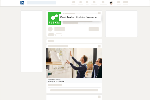 Image of LinkedIn Newsletters interface