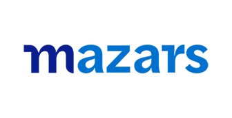 Logo of Mazars.