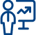 Icon of a person giving a financial presentation
