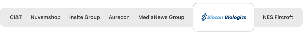 CI&T, Nuvemshop, Insite Group, Aurecon, MediaNews Group, Biocon Biologics e NES Fircroft