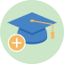 Icon representing education requirements