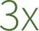 3x